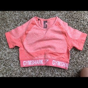 NWT Gymshark Flex Coral Crop Top Medium